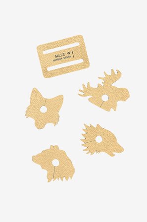 MiLLE W NORDISK DESIGN - Charms til vinglas Nordisk - Beige - Bar- & drinkstilbehør - Fra Homeroom