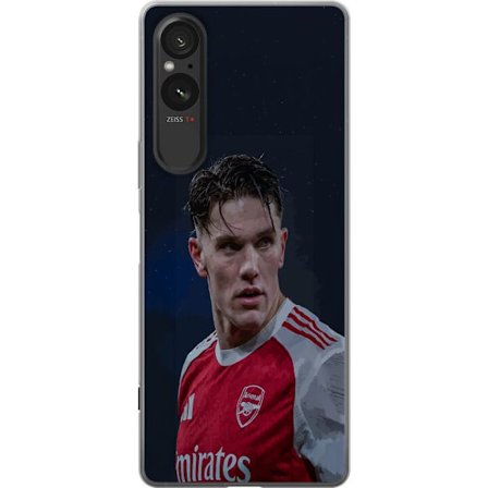 Kompatibelt Mobildeksel til Sony Xperia 5 V Pastellregnbue med hvite stjerner og myk fargeovergang i drømmende himmeldesign