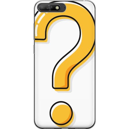 Kompatibel Mobilcover til Huawei Y6 (2018) Spørgsmålstegn