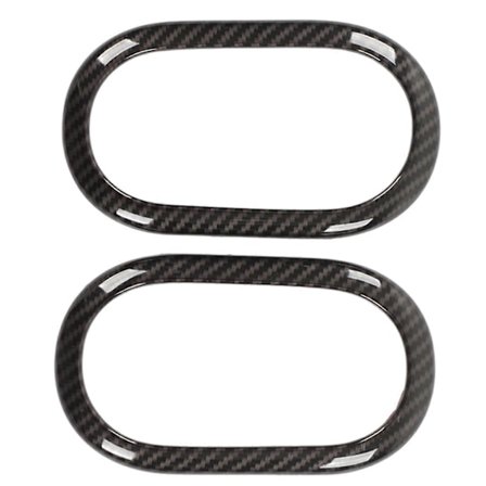 2 stk. Carbon Fiber Style Indvendig Dørhåndtag Bezel Trim Udskiftning til Smart Fortwo C453 A453 W453 Facelift 2015-2020