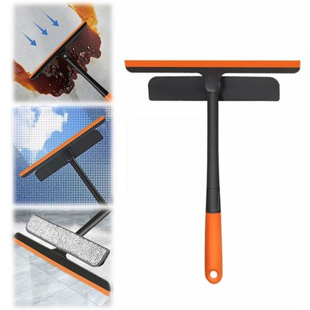 3-i-1 vindusnal med teleskophåndtak Teleskopisk vindusvasker Vindusnaler og naler som et kombinert glassrengjøringsverktøy for og