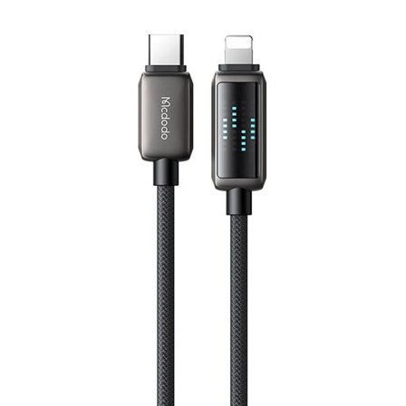 Mcdodo CA-2630 USB-C til Lightning-kabel, 36W, LED-display, 1,2 m