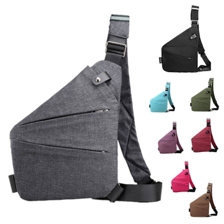 2024 NYA Wander Plus Anti-stöld Resväska Slim Sling Bag Cross Body Resväska