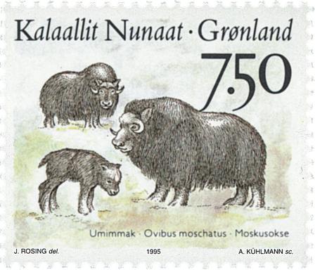 Groenland - 1995. Faune nordique - 7,50 kr. - Multicolore