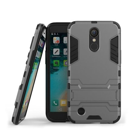 Cool Guard LG K10 2017 kotelot - Harmaa