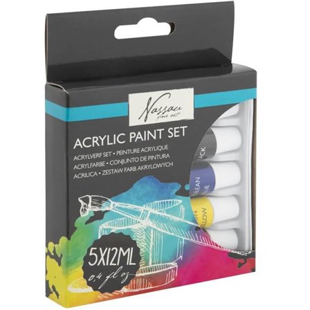 Acrylic paint 12 ml 5-set
