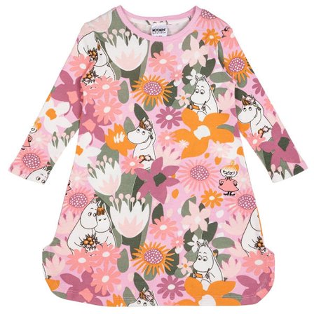 Mumin Somrigt-nattlinne rosa