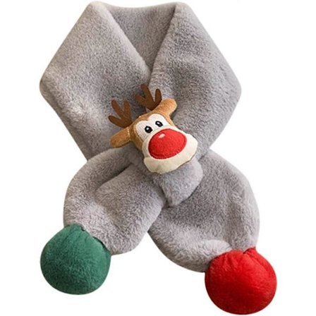 Barnens Jul Sød Halstørklæde Varm Halstørklæde Halsvarmer Til Småbørn Drenge Piger Stribet Halstørklæde