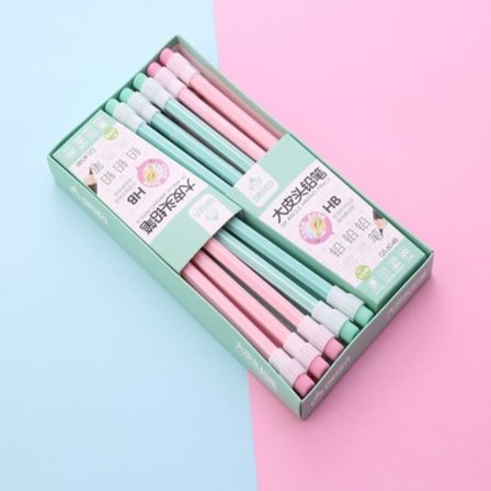 HB puinen lyijykynä Lasten opiskelijakynä kumikynällä