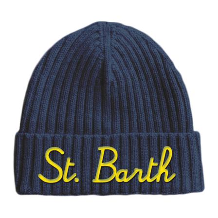 MC2 Saint Barth, Beanies Blauw, Heren, Maat:ONE Size