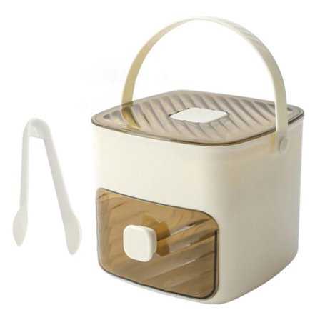 Isbitmaskin 48 Isbitformer Med Tang Stor Kapasitet Isbøtte Med 48 Isbiter For Hjemmekjøkkenet