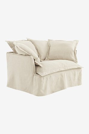 Jotex - Sessel Ote coda plain 102 offwhite - GARDANNE - Kaufe Sessel bei Jotex