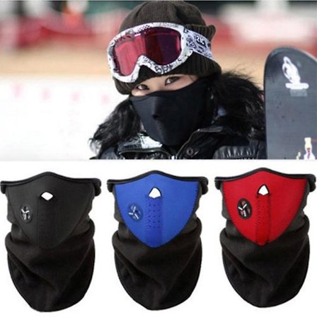 3 kpl Tuulen- ja pölynkestäviä hiihtomaskeja pyöräilyyn syksyllä ja talvella Ulkoilma-kasvosuojaus Polar Fleece -maski {db}