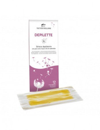 Depilette Strisce Depilatorie Precerate 12 Pezzi