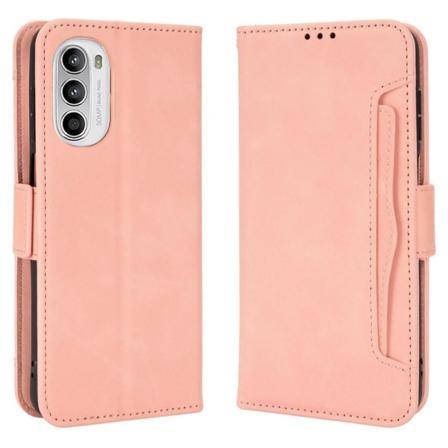 Motorola Moto G52 4g/g82 5g Pu Leather Fodral - Rosa Rosa