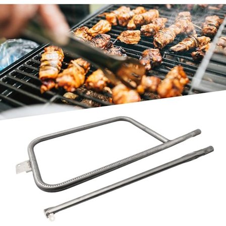 Grillbrenner, reparasjonssett i rustfritt stål for Weber Q300, Q320, Q3200, 404341, 57060001, 586002, 65032 Gas Grill-tilbehør.