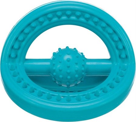 Trixie Gummileke Stor 14 cm Petrol