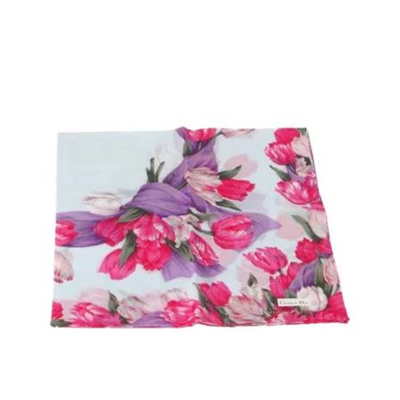 Dior Vintage Pre-owned Fabric scarves Pink, Dame Vintage Accessories, Størrelse: ONE Size