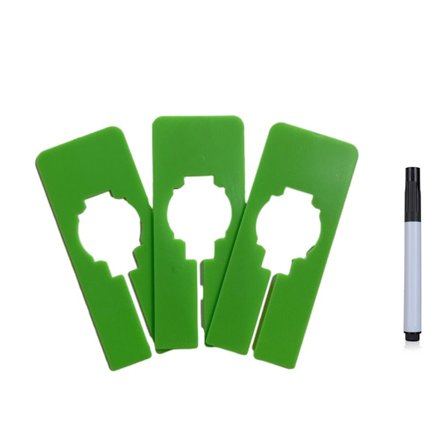 10 STK Klær Størrelsesdeler Hengende Organizer GRØNN