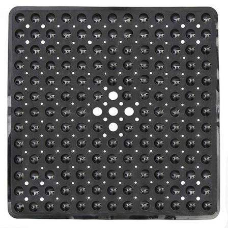 53x53cm / 21x21 tuuman kylpymatto Kylpyhuonepehmuste MUSTA MUSTA Black