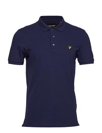 Slim Stretch Polo Shirt Polos Short-sleeved Blå Lyle & Scott
