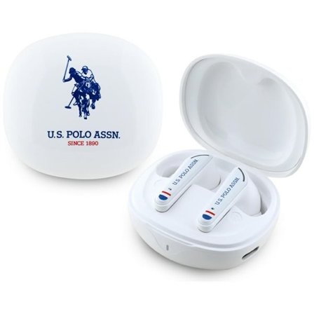 TWS US Polo DH Logo Bluetooth-kuulokkeet - Valkoinen