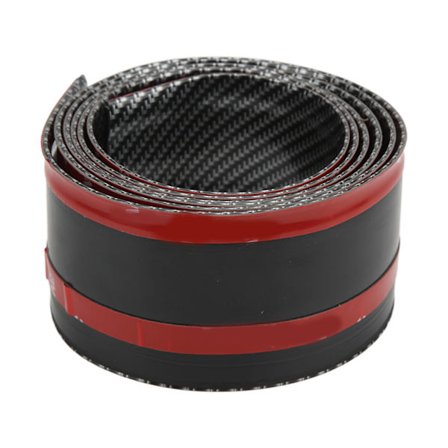 Dørterskelbeskytter i karbonfiber og gummi for bil, SUV og lastebil, 195 cm/76,77 tommer