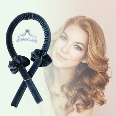 Värmefria locktänger för långa lockband Nattvågor DIY-verktyg Mjukt locktångshuvudband utan värme Lazy Curler Set