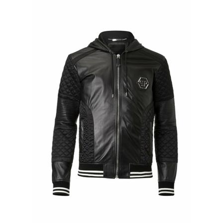 Philipp Plein Logo Patch Jakke Sort, Herre