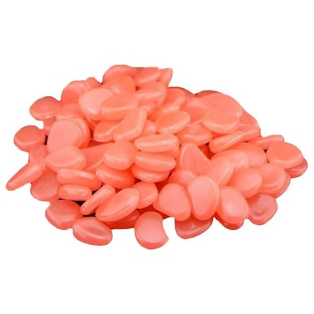 200 stk. Selvlysende Sten til Hjemmehave Gangsti Akvarium Fisketank