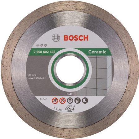 Bosch Standard for Ceramic Diamantkapskiva 125x22,23mm 10-pack, Maskintillbehör & förbrukning