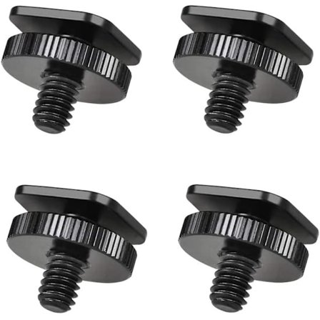 1/4 tommers kameradapter skrue 4-pak blitssko feste for DSLR kamerarigg