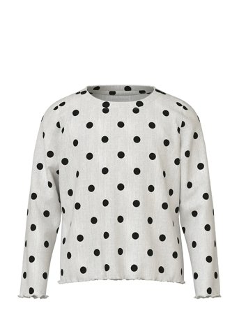 name it Nmfsallie Ls Top - White - 116