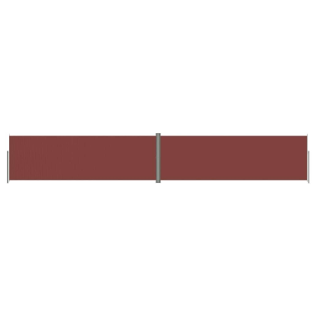 Vidaxl Infällbar Sidomarkis Brun 200x1200 Cm Brun