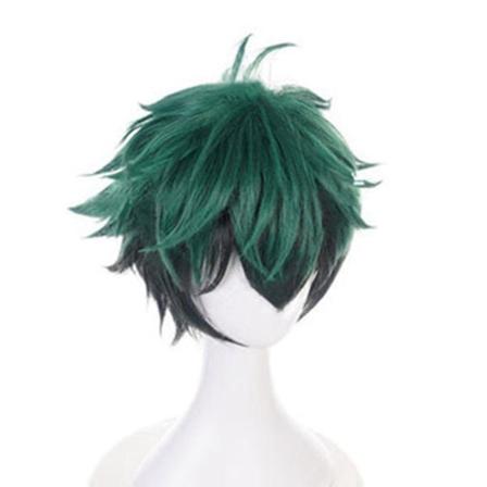 Kostymer Cospaly My Hero Academia Battle Suit Midoriya Izuku Cos Kostym Battle Suit Wig size M