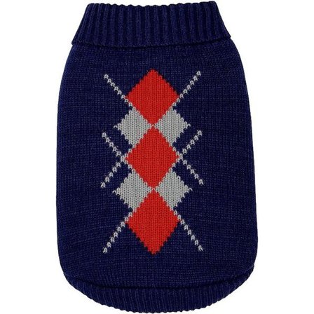 HundTröja med klassiskt stickat mönster Sweater