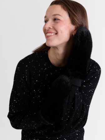 MATCH - Hailee vott - Va Vite - Str. ONESIZE - Dame - Tilbehør - Svart - 100% polyester