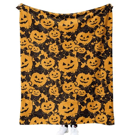 150CM x 200CM Halloween Tæppe, Perfekt til Sofaer og Senge til Fester - 56