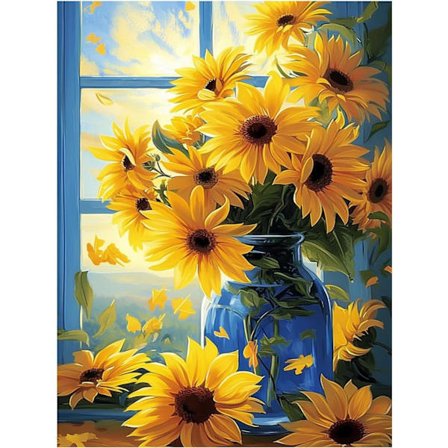 Diamantmålningssatser för vuxna, DIY 5D rund full borr diamantkonst kit Diamantprick Ädelstenskonst och hantverk för nybörjare Hem Väggdekor Gula 