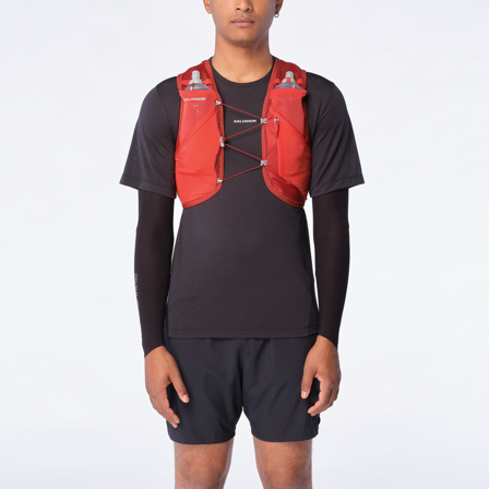 Salomon - Sac de running Active Skin 8 Set - RED Dahlia / High Risk RED - XL