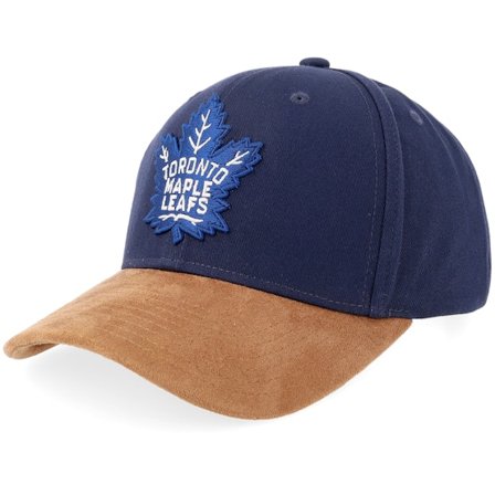 Mitchell & Ness - NHL Blauw adjustable Cap - Toronto Maple Leafs Washed Pro Crown Navy/Brown Adjustable @ Hatstore