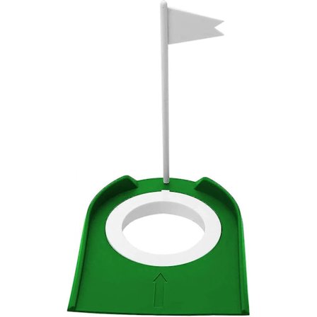 Golf Putting Cup, Indendørs Udendørs Plast Golf Træningshjælpemidler Med Hul Og Flag