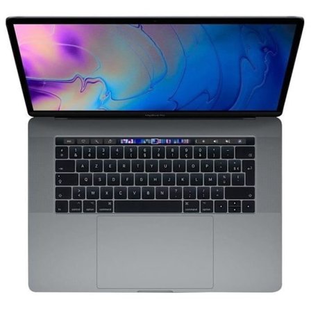 MacBook Pro Touch Bar 15" i9 2,3 Ghz 16 Gt RAM 512 Gt SSD Space Grey (2019) - Kunnostettu - Hyvä kunto - Refurbished Grade C