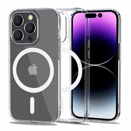 Tech-Protect iPhone 14 Pro Magsafe Skal Flexair Hybrid - Klar