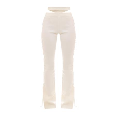 Andrea Adamo - Kostymbyxor - Beige - Dam - Storlek: M, Dam, Storlek: M