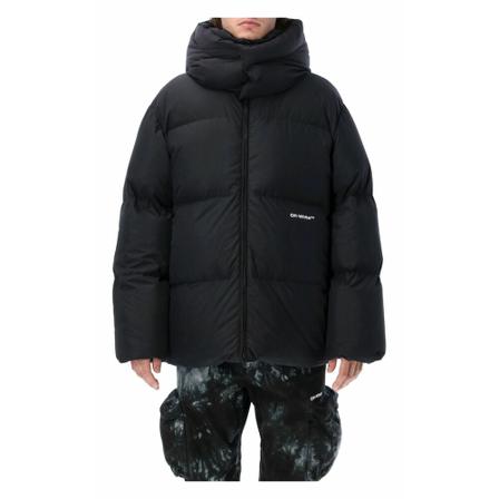 Off White, Down Jackets Zwart, Heren, Maat:L
