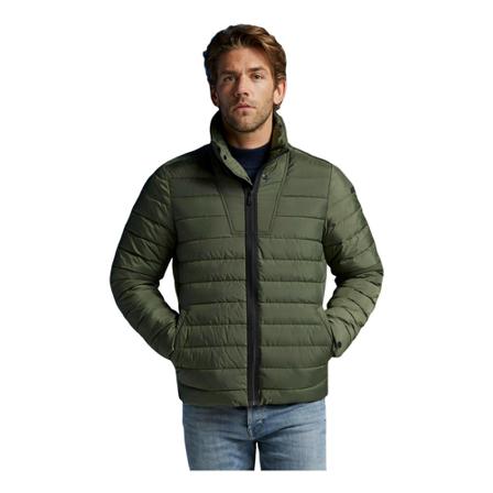 Cast Iron, Zip jacket taffetar convertible beetle Groen, Heren, Maat:M