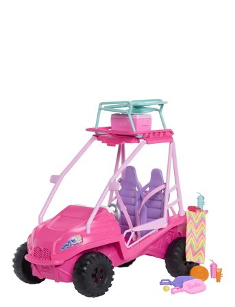 Barbie | Mysteries: Beach Detectives Ultimate Beach Buggy Vehicle Playset With 10+ Accessories | ONE SIZE