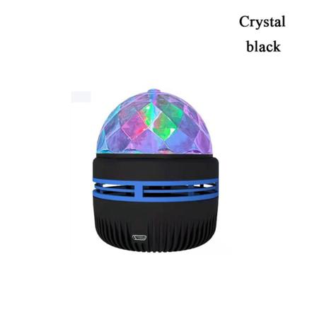 Led Disco Ljus Scenlampa Kristal Svart Kristal Svart