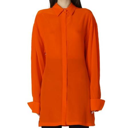 Sportmax - Skjortor - Orange - Dam - Storlek: Xs, Dam, Storlek: XS